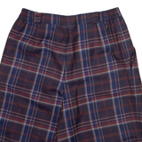 RUBY Womens Casual Shorts Red Check M W30