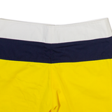 FILA Mens Casual Shorts Yellow Striped M W32