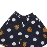 BISS Womens Casual Shorts Blue Relaxed Spotted XXS W23