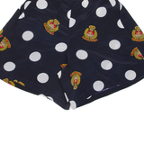 BISS Womens Casual Shorts Blue Relaxed Spotted XXS W23
