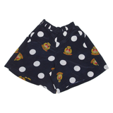 BISS Womens Casual Shorts Blue Relaxed Spotted XXS W23