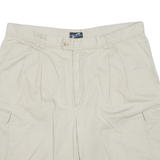 LETS GO Mens Chino Shorts Beige L W37