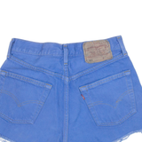 LEVI'S 501 Womens Denim Shorts Blue XS W26