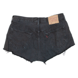 LEVI'S 501 Womens Denim Shorts Black M W32