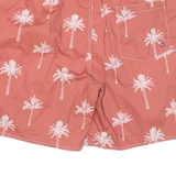 Mesh Lining Mens Swimming Shorts Pink Floral 2XL W36