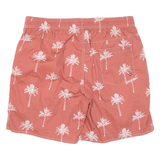 Mesh Lining Mens Swimming Shorts Pink Floral 2XL W36