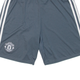 ADIDAS Manchester United Mens Sports Shorts Grey S W26