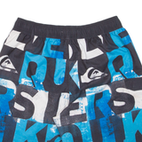 Mesh Lining Mens Swimming Shorts Blue L W30