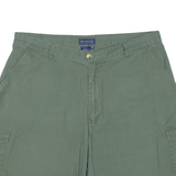 BIAGINI Mens Cargo Shorts Green L W36
