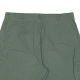 BIAGINI Mens Cargo Shorts Green L W36