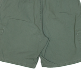 BIAGINI Mens Cargo Shorts Green L W36