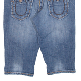 K.T.E JEANS Womens Jorts Shorts Blue S W27