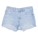 LEVI'S 501 BIG E Womens Denim Shorts Blue S W27