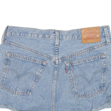 LEVI'S 501 BIG E Womens Denim Shorts Blue S W28