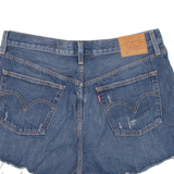 LEVI'S 501 BIG E Womens Denim Shorts Blue L W33
