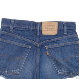 LEVI'S 205 05 0217 Orange Tag Womens Denim Shorts Blue M W30