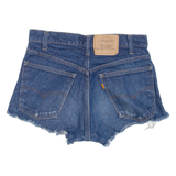 LEVI'S 205 05 0217 Orange Tag Womens Denim Shorts Blue M W30