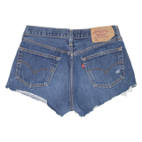 LEVI'S Womens Denim Shorts Blue M W34