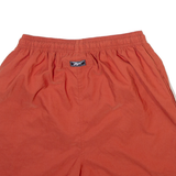 REEBOK Mesh Lined Mens Swimming Shorts Orange Relaxed S W25