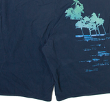 NIKE Mesh Lined Mens Swimming Shorts Blue Relaxed L W38