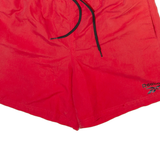 REEBOK Mens Swimming Shorts Red S W28