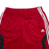 ADIDAS Mens Casual Shorts Red Relaxed L W31