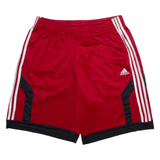 ADIDAS Mens Casual Shorts Red Relaxed L W31