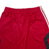 ADIDAS Mens Casual Shorts Red Relaxed L W31