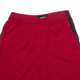 NIKE Mens Sports Shorts Maroon Relaxed XL W32
