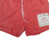 NAUTICA Mens Swimming Shorts Red L W32