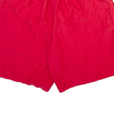 NIKE Mens Swimming Shorts Red Relaxed 2XL W32