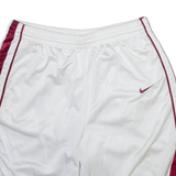 NIKE Mens Casual Shorts White Relaxed Striped XL W32