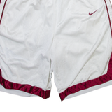 NIKE Mens Casual Shorts White Relaxed Striped XL W32