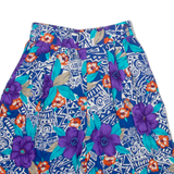 BOBBIE BROOKS Womens Casual Shorts Blue Relaxed Floral S W24
