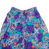 BOBBIE BROOKS Womens Casual Shorts Blue Relaxed Floral S W24