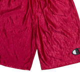 CHAMPION Mens Casual Shorts Red Relaxed XL W32