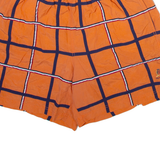 TOMMY HILFIGER Mens Swimming Shorts Orange Check L W29