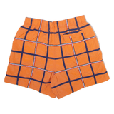 TOMMY HILFIGER Mens Swimming Shorts Orange Check L W29