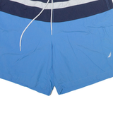 NAUTICA Mens Swimming Shorts Blue Relaxed Striped XL W32