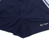 PIERRE L'AMOUR Womens Casual Shorts Blue XL W36