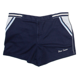 PIERRE L'AMOUR Womens Casual Shorts Blue XL W36