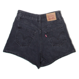 LEVI'S Womens Denim Shorts Grey XS W26