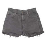 LEVI'S 701 Cut-Off Womens Denim Shorts Grey 90s S W27