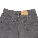LEVI'S 701 Cut-Off Womens Denim Shorts Grey 90s S W27