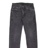LEVI'S 514 Jeans Mens Black Slim Straight W27 L32