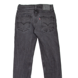 LEVI'S 514 Jeans Mens Black Slim Straight W27 L32