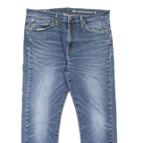 LEVI'S 510 BIG E Jeans Mens Blue Slim Skinny Stone Wash W33 L26