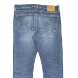 LEVI'S 510 BIG E Jeans Mens Blue Slim Skinny Stone Wash W33 L26