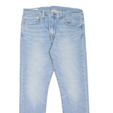 LEVI'S 512 BIG E Jeans Mens Blue Slim Tapered Stone Wash W34 L32