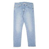 LEVI'S 512 BIG E Jeans Mens Blue Slim Tapered Stone Wash W34 L32